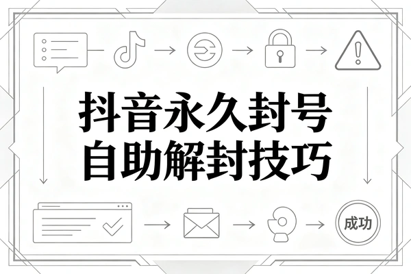 抖音永久封号自助解封技巧_账号封禁恢复实测方法_不花冤枉钱自己操作