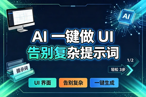 GPT-image2免提示词AI出图工具-零基础生成APP网页小程序专业UI设计稿