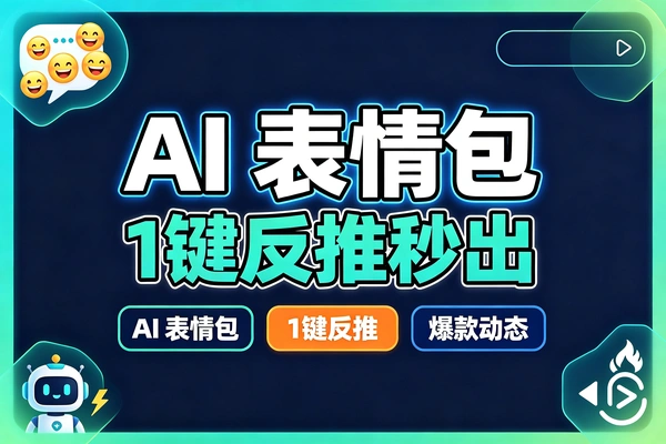 不会画画也能做爆款表情包?AI反推提示词教程,静态动态都能批量出图