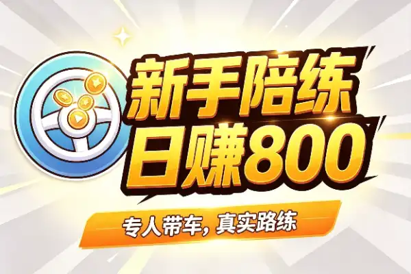 新手陪练:驾考热潮背后的隐形淘金地