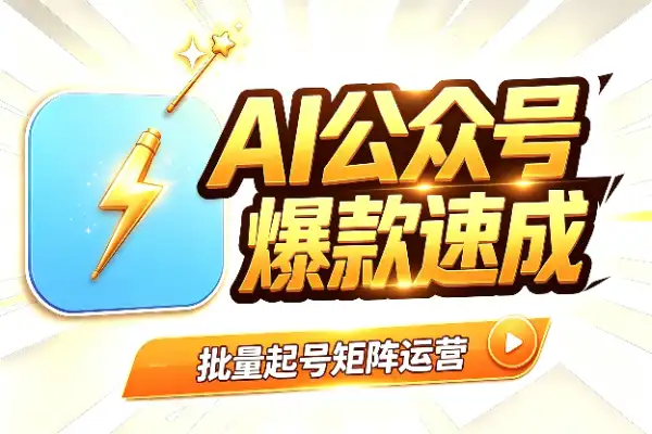 AI公众号矩阵:三分钟生成爆款文章的实操心得