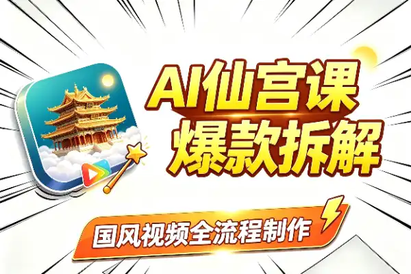 AI仙宫视频制作全流程拆解