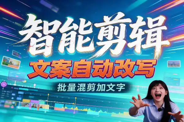 批量剪辑工具:养生类视频批量制作,剪映做贴纸+软件批量生成